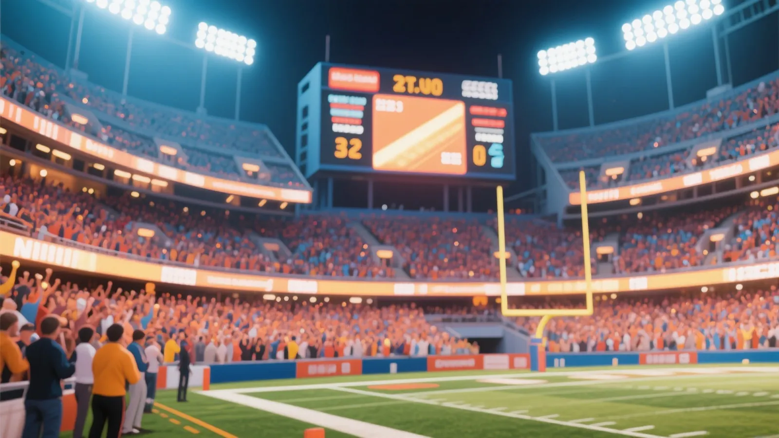 世界杯赛场氛围背景